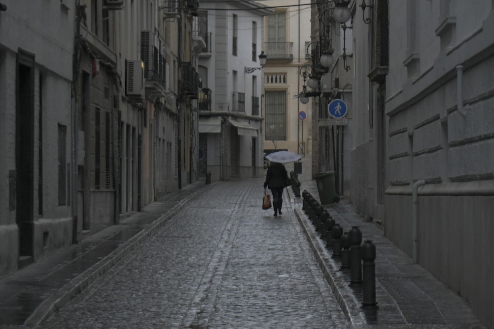 Fotos: día de lluvia en Granada