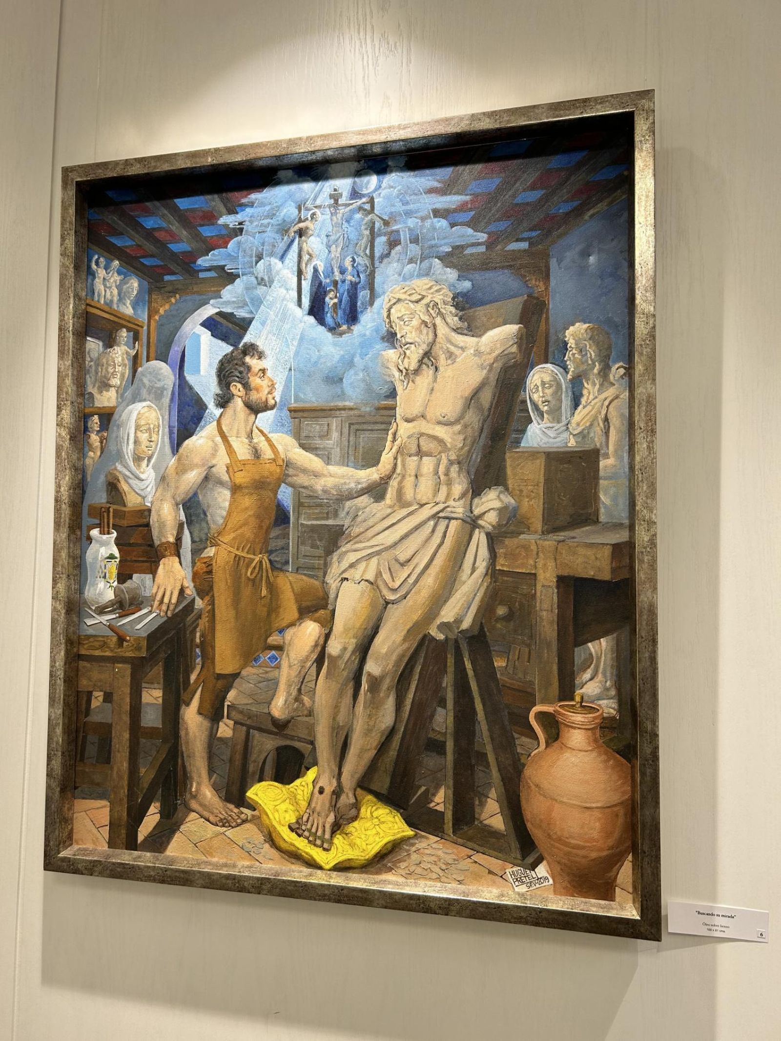 Una de las obras expuestas