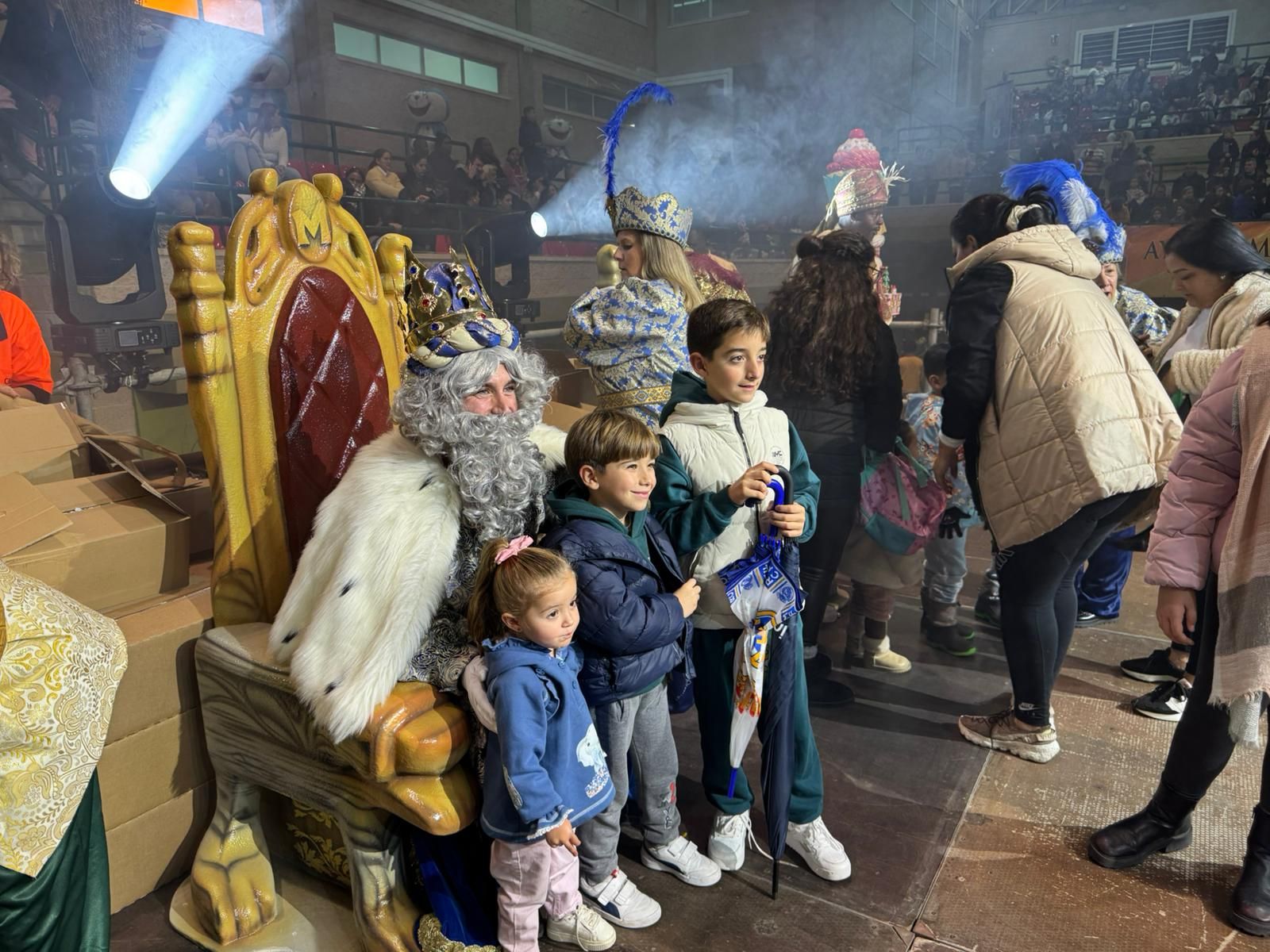 Los Reyes Magos llegan a Roquetas de Mar.