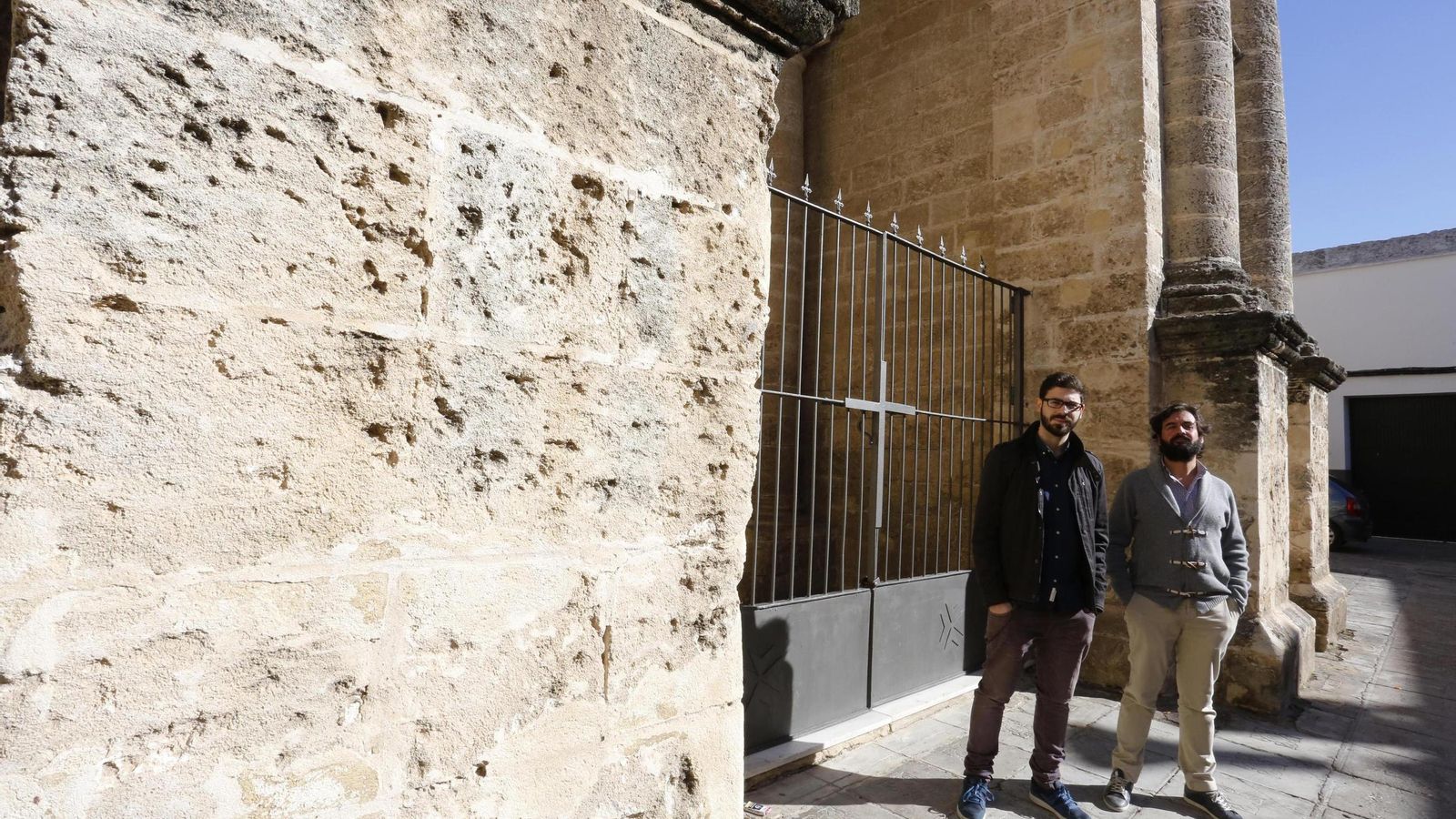 Los investigadores David Caramazana y Manuel Romero. Los investigadores David Caramazana y Manuel Romero.