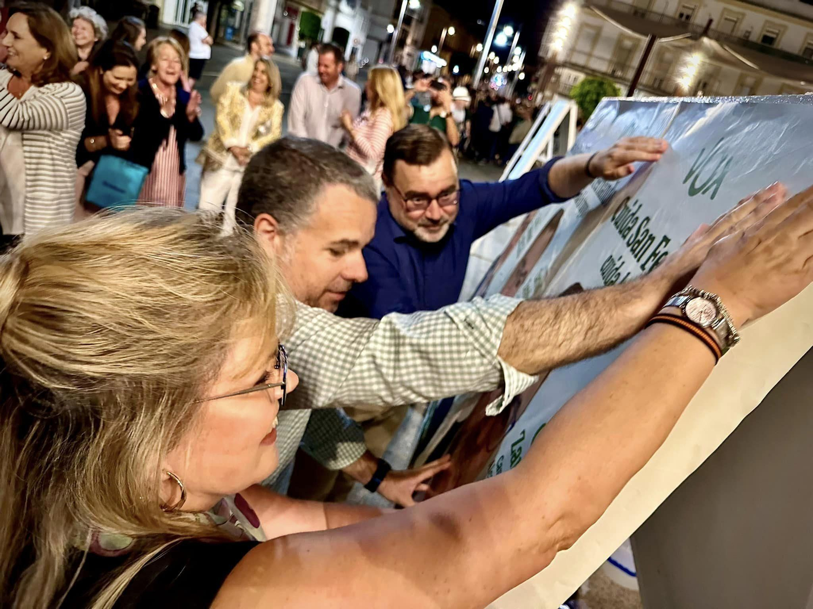 Las imágenes del comienzo de la campaña en San Fernando