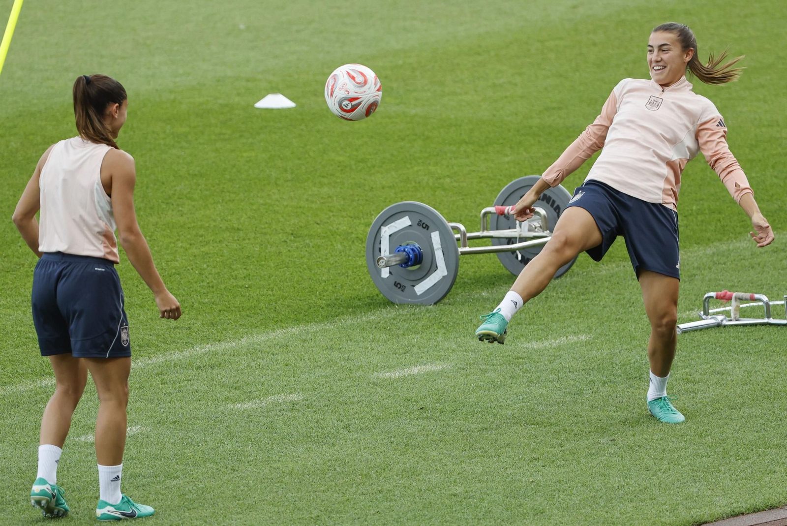Las fotos de España antes de la semifinal contra Alemania