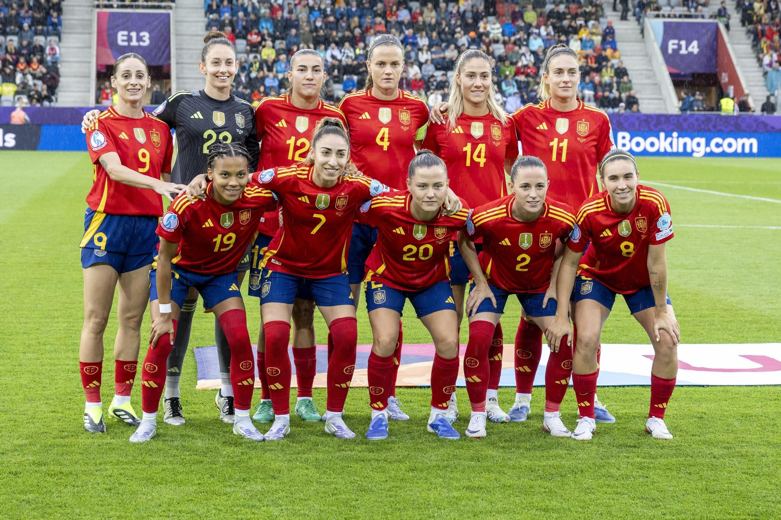 Las fotos de la goleada de España sobre Bélgica en la Eurocopa femenina