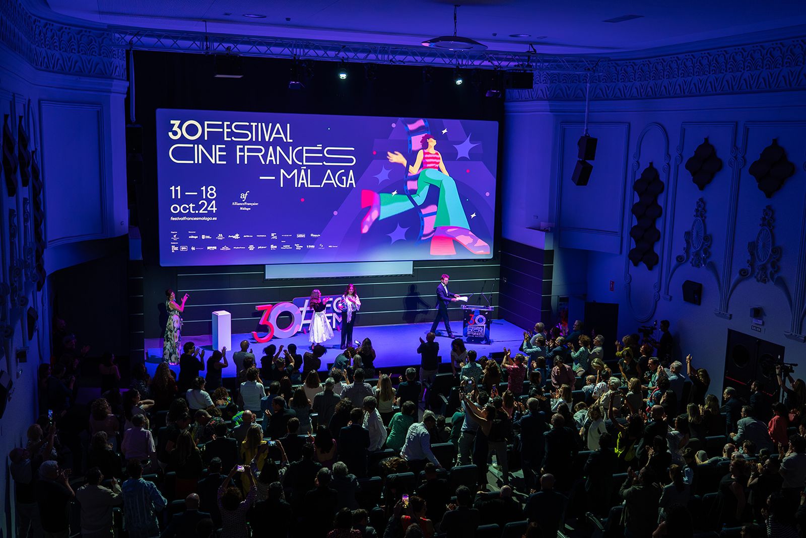 Una de las galas del Festival de Cine Francés de Málaga.