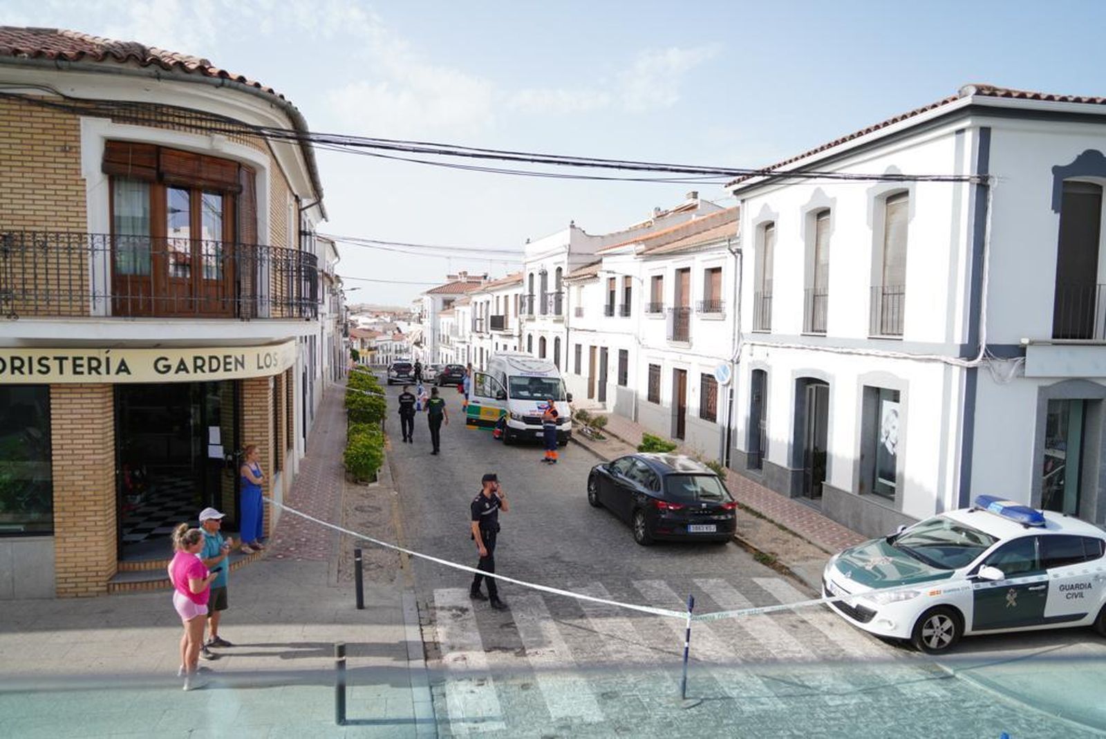 Calle de Pozoblanco donde han ocurrido los hechos.