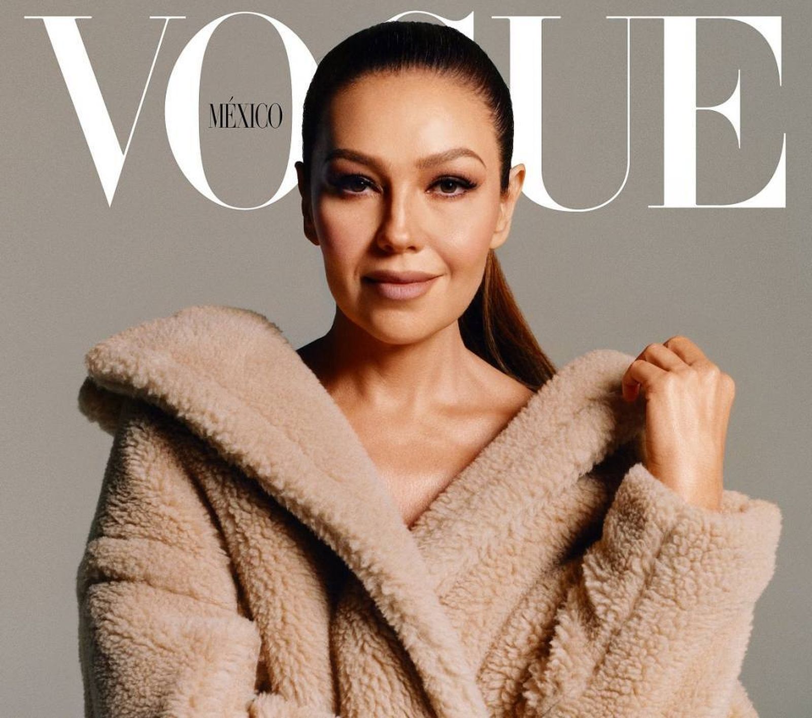 Thalía, en la portada de 'Vogue'.