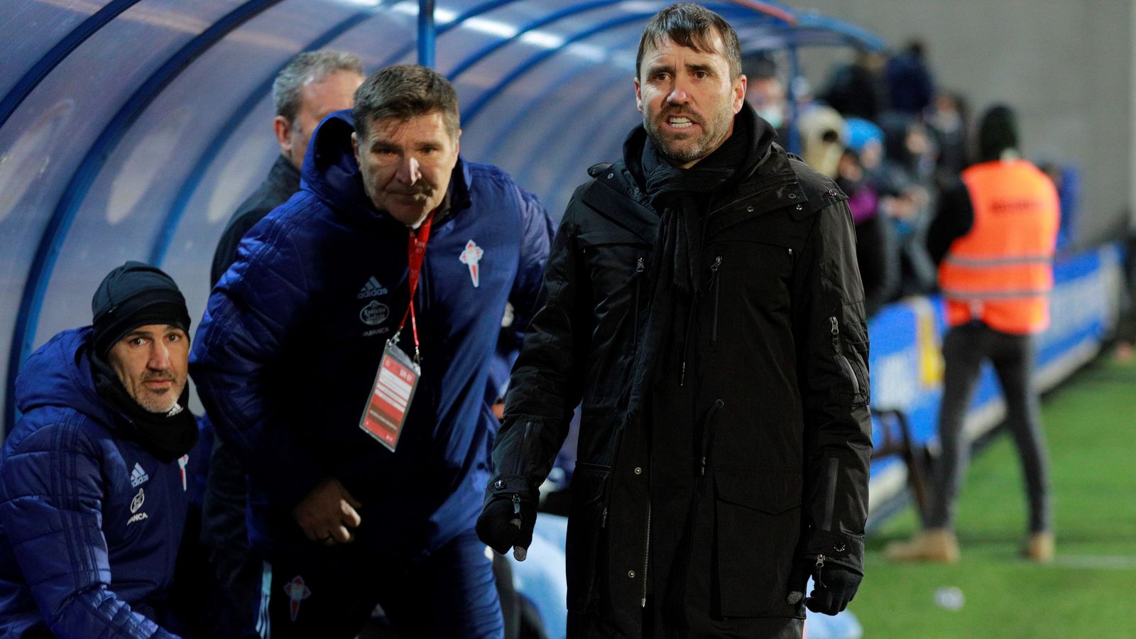 Eduardo Coudet, en un partido reciente.