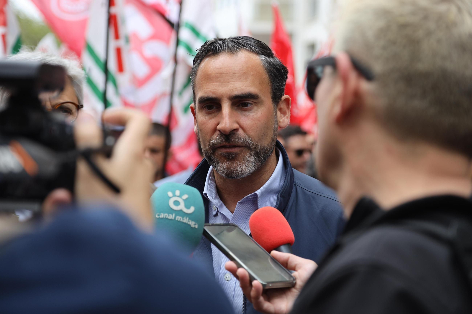 Manifestación del 1 de mayo en Málaga, en imágenes