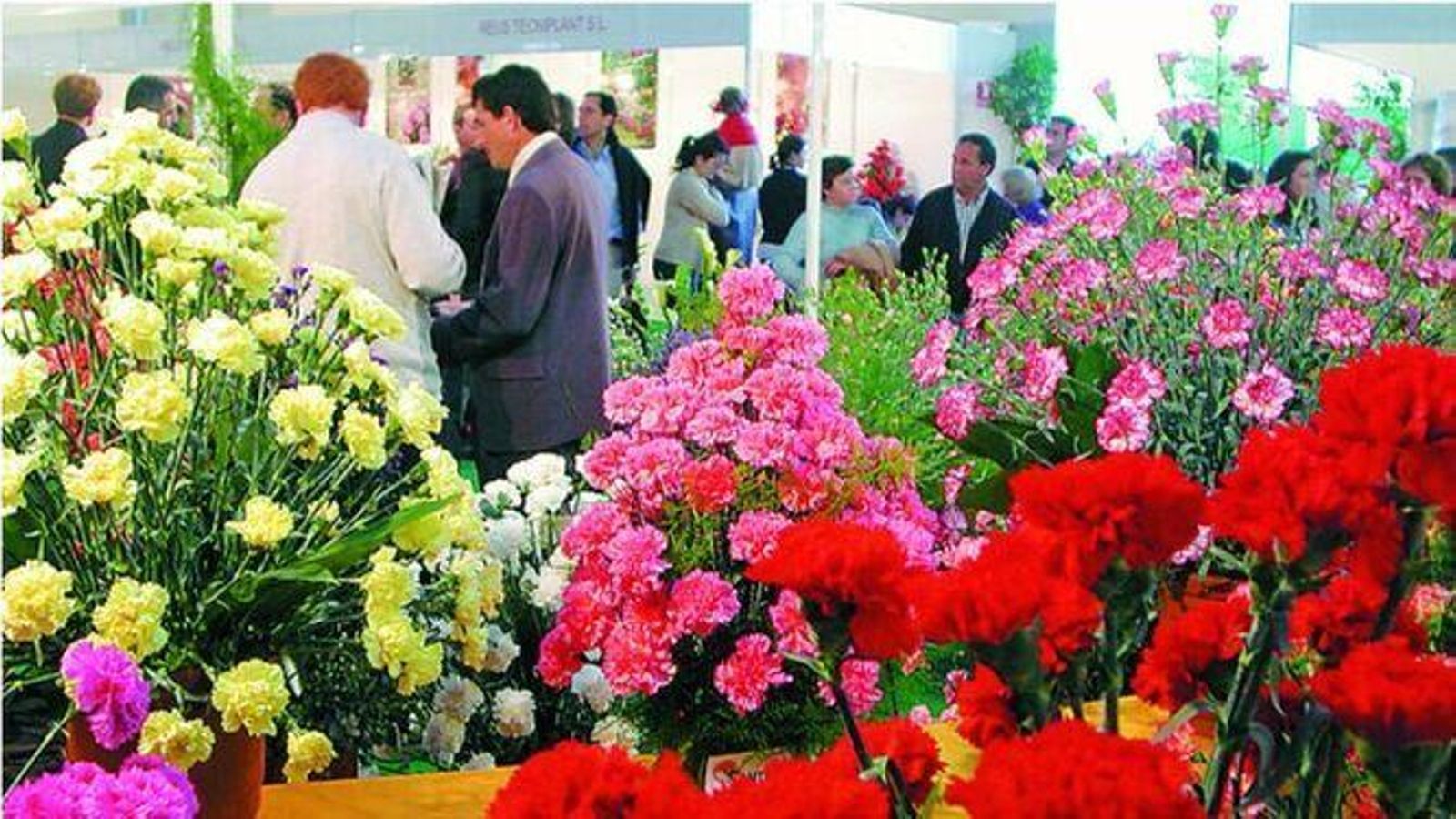 Imagen de archivo de una Feria de la Flor Cortada en Chipiona.