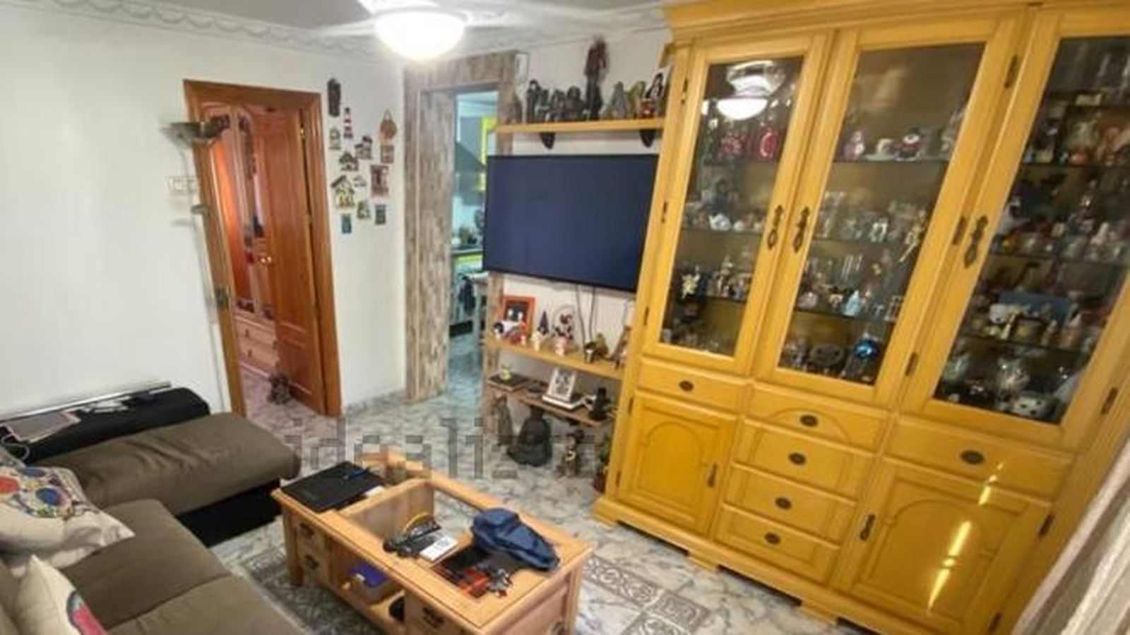 Una de las salas de la vivienda en La Línea de la Concepción