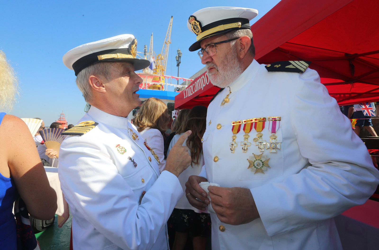 Procesión de la Virgen del Carmen por la Ría de Huelva en imágenes