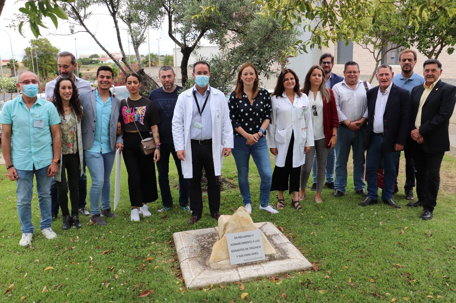 Acto en el hospital Juan Ramón Jiménez por el Día Nacional del Donante.