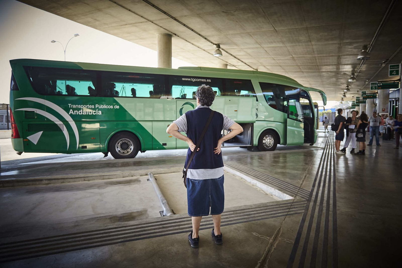 La estación provisional de autobuses se desalojará el próximo domingo