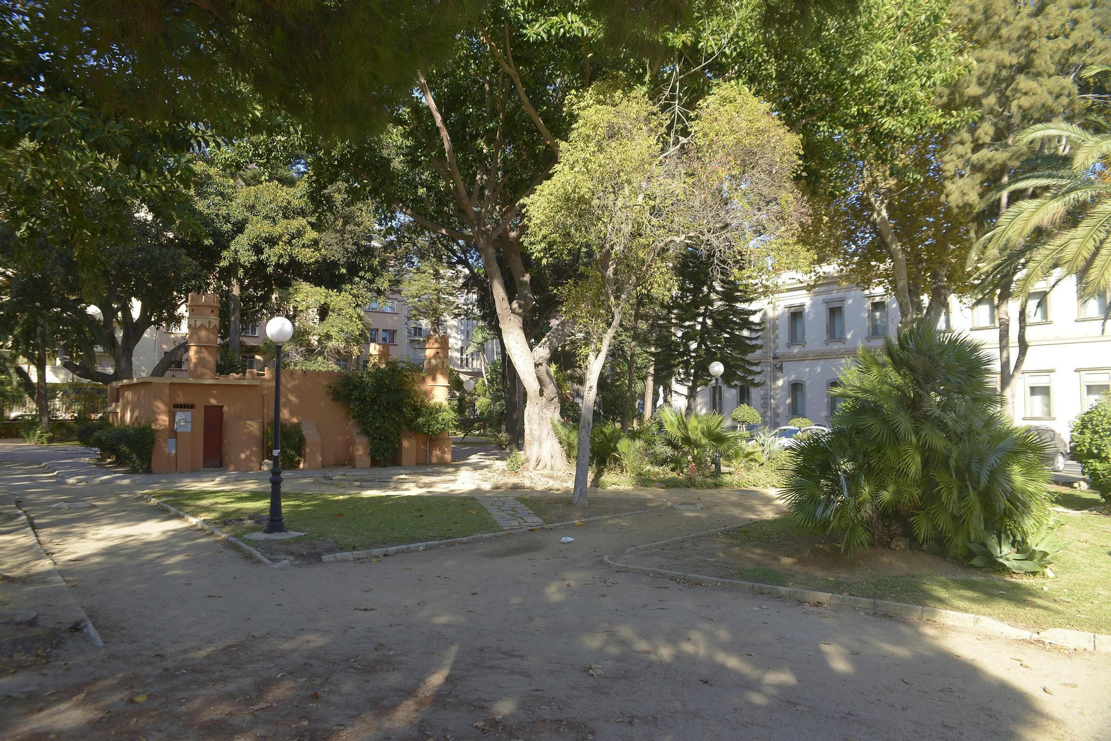Aspecto actual de los Jardines Saccone.