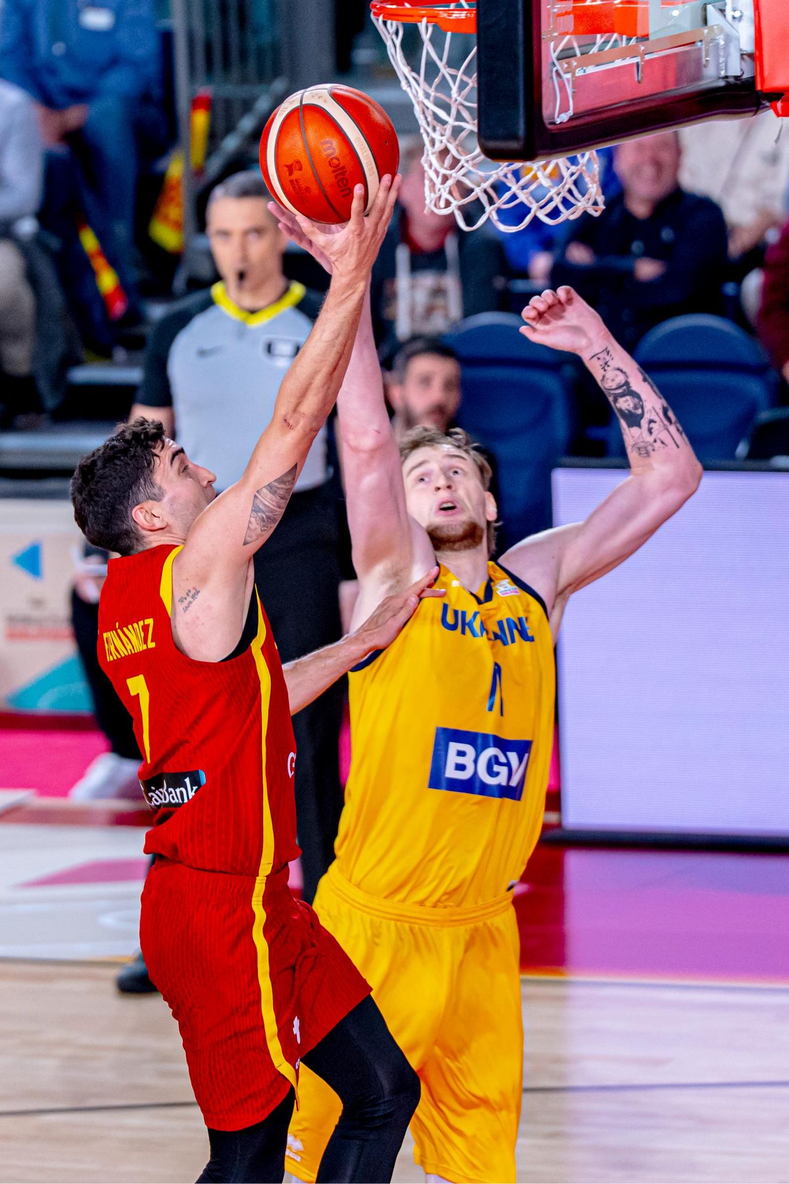 Las mejores fotos del España-Ucrania de baloncesto