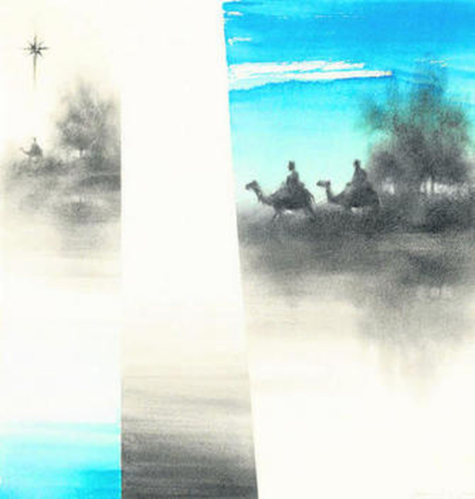 Portada del disco, realizada por el artista Ricardo Suárez.