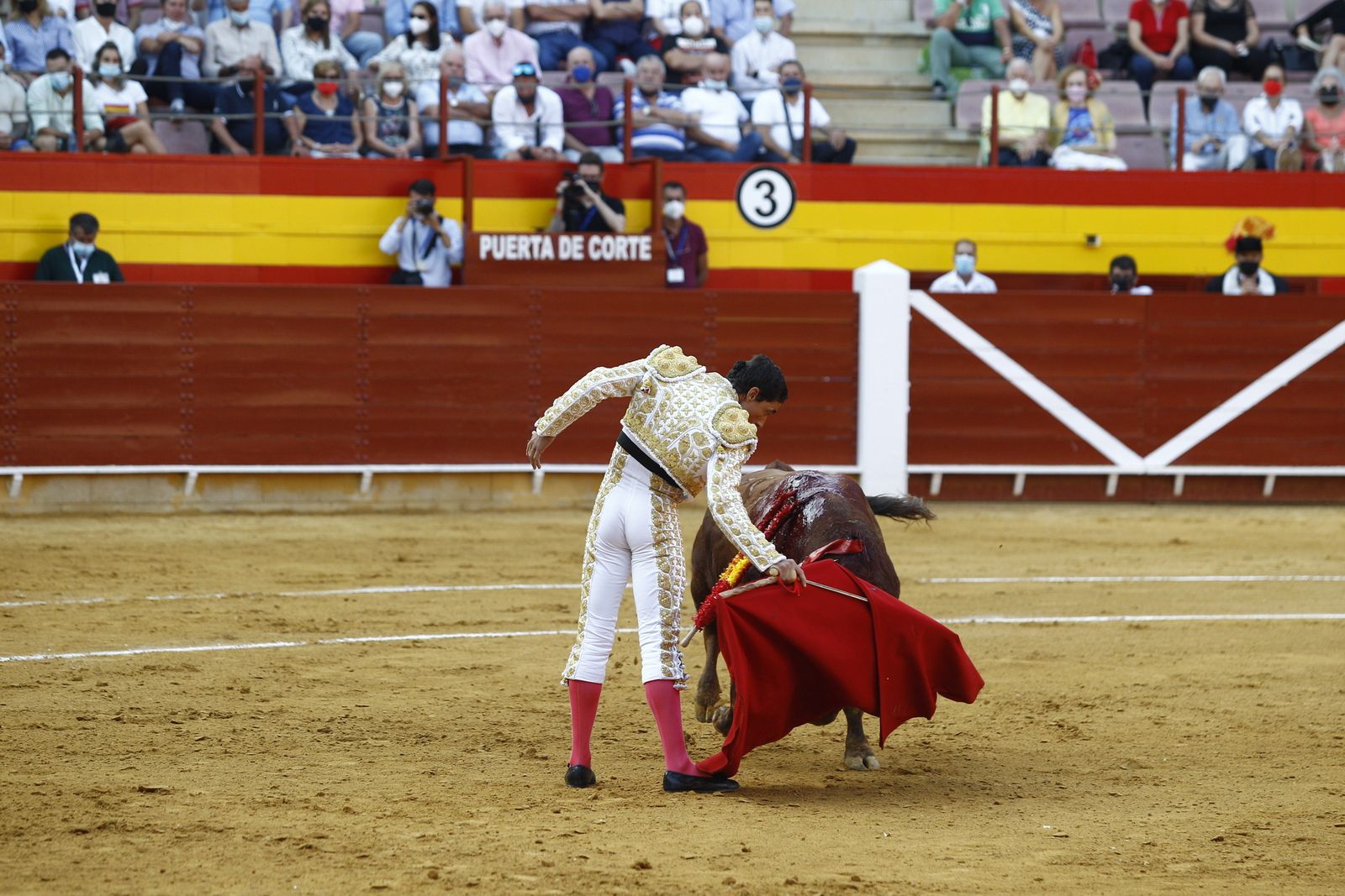 Fotogalería corrida de toros. Cayetano Rivera, Paco Ureña y Roca Rey. Roquetas de Mar.