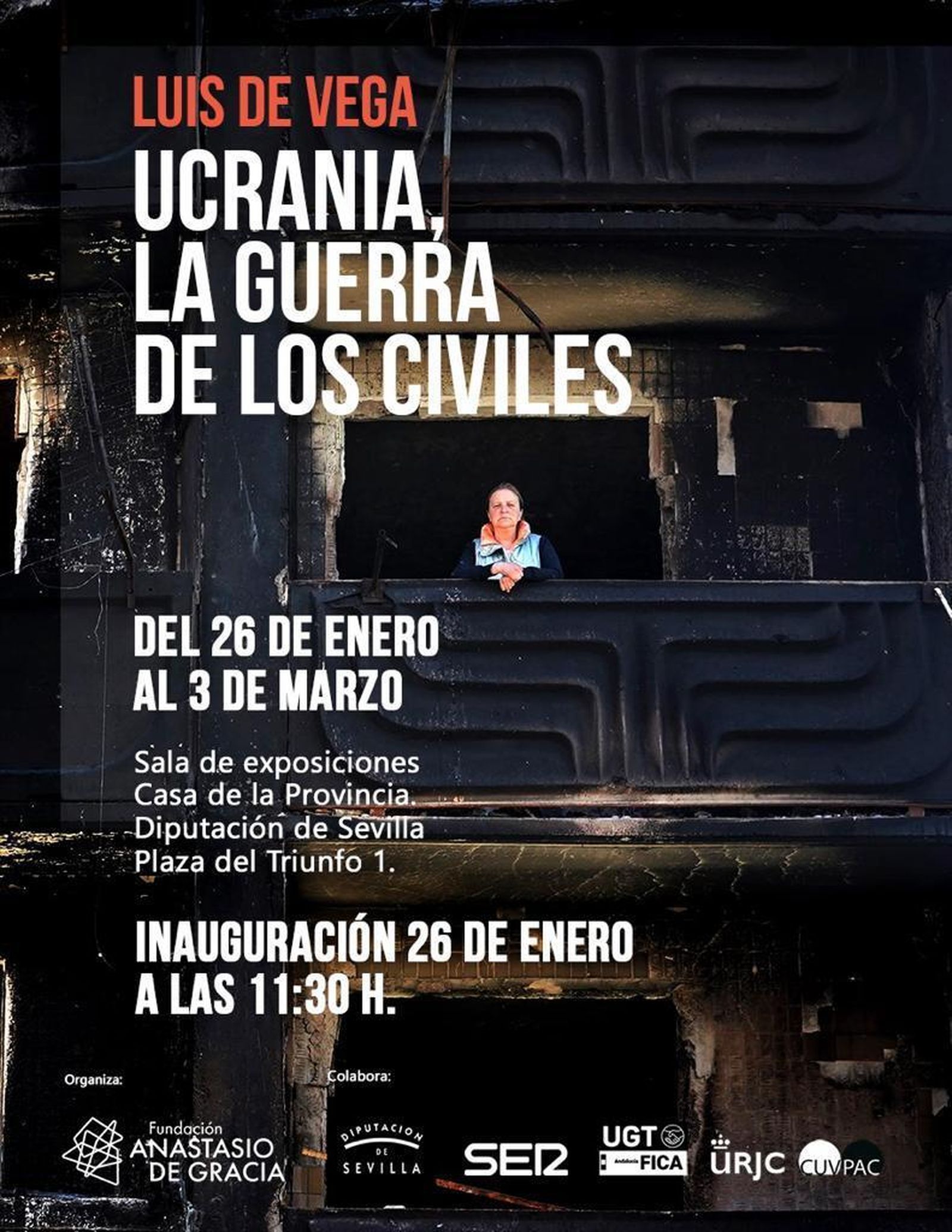 'Ucrania, la guerra de los civiles' , fotografías de Luis de Vega en la Casa de la Provincia