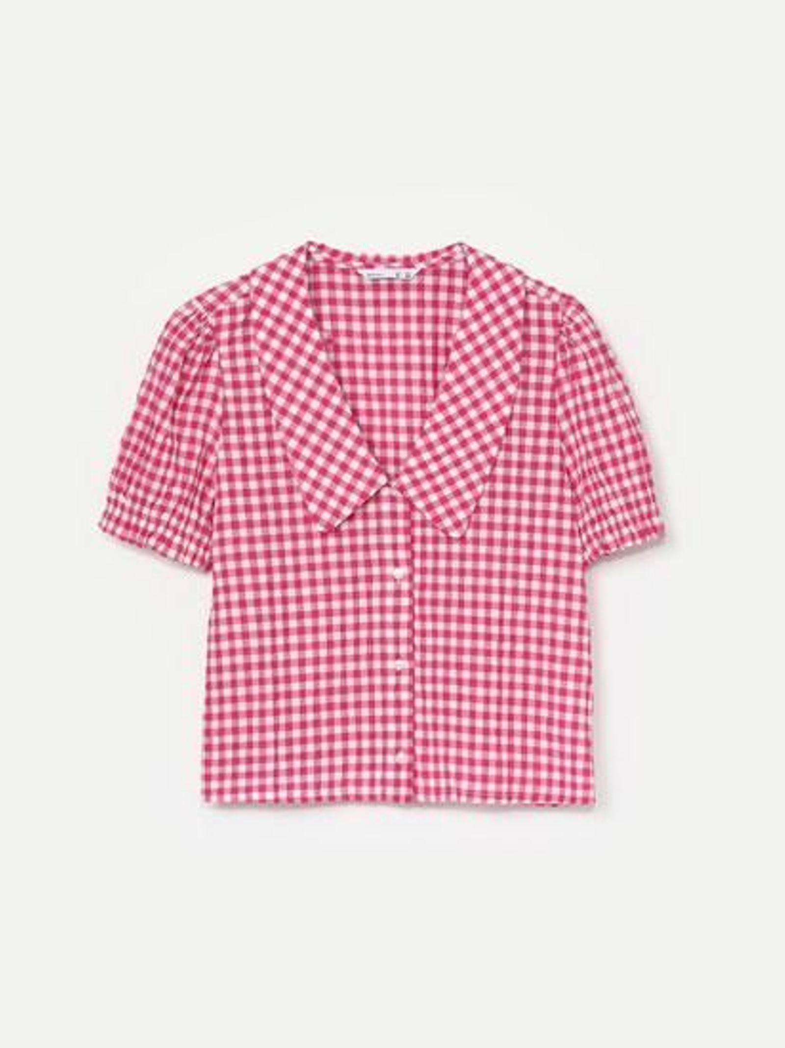 Blusa de cuadros vichy de Lefties.