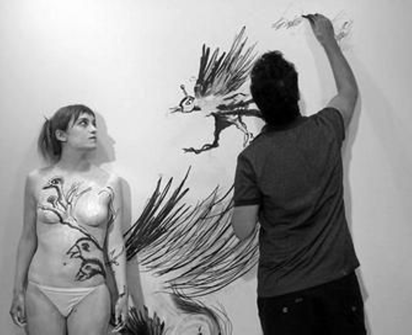 El principal atractivo de la muestra es poder ver a los artistas en directo.