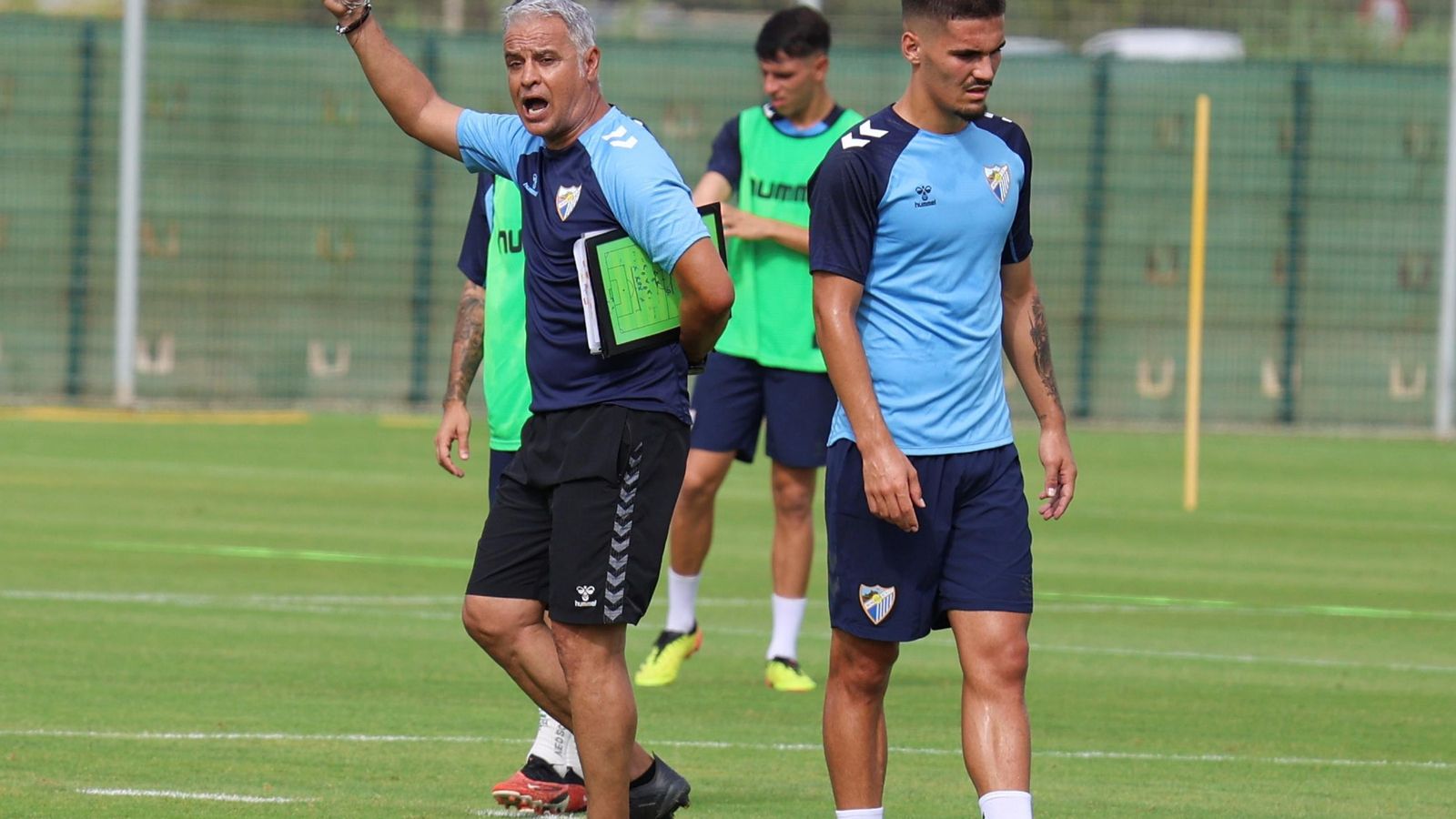El Málaga CF prueba la Ciudad Deportiva de Arraijanal