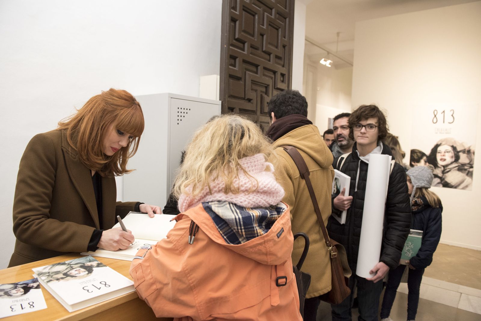 Paula Bonet inaugura su exposición sobre Truffaut en Granada