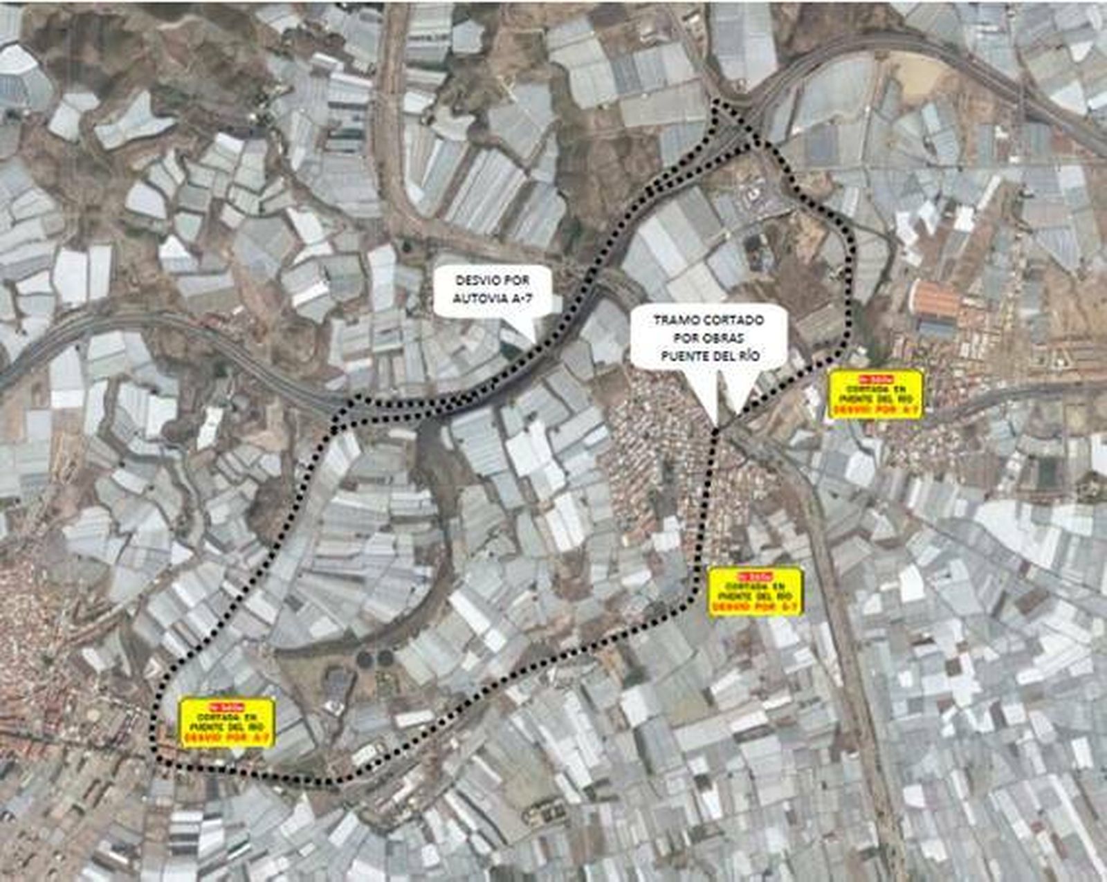 Los cortes al tráfico se producirán este lunes.