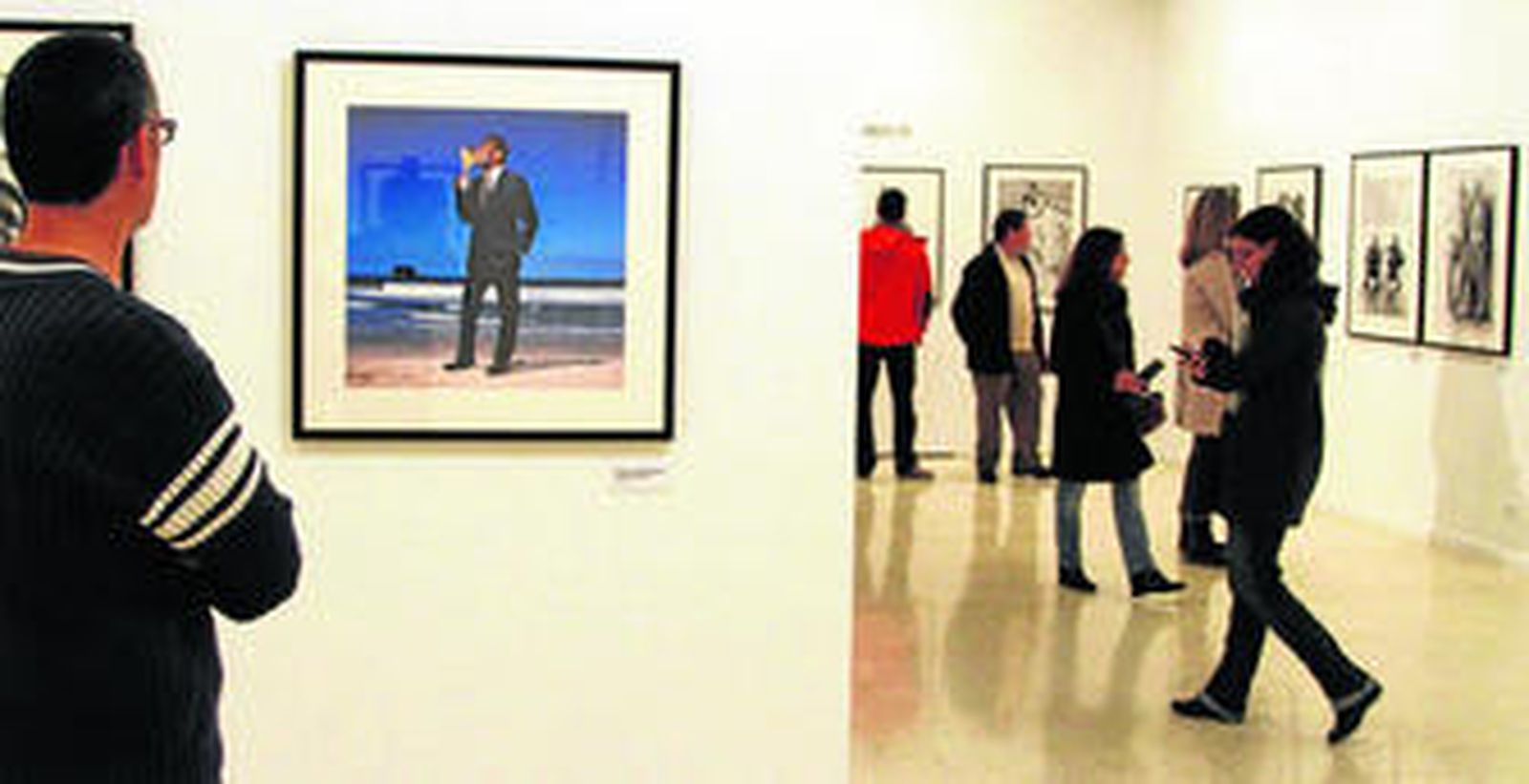 Distintos momentos de la jornada inaugural de 'El rostro de las leyendas'.