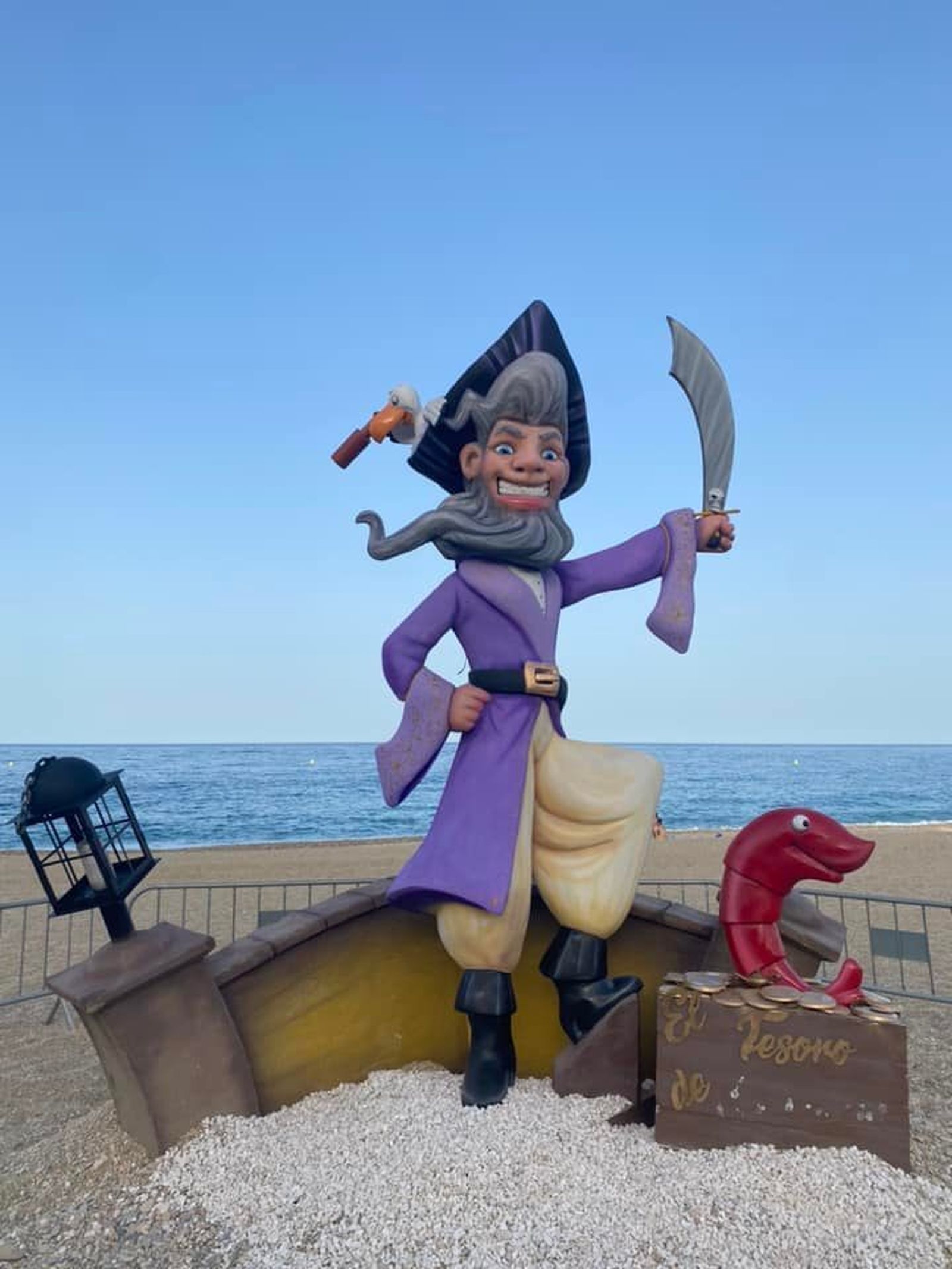 Falla que se quemará en Garrucha.