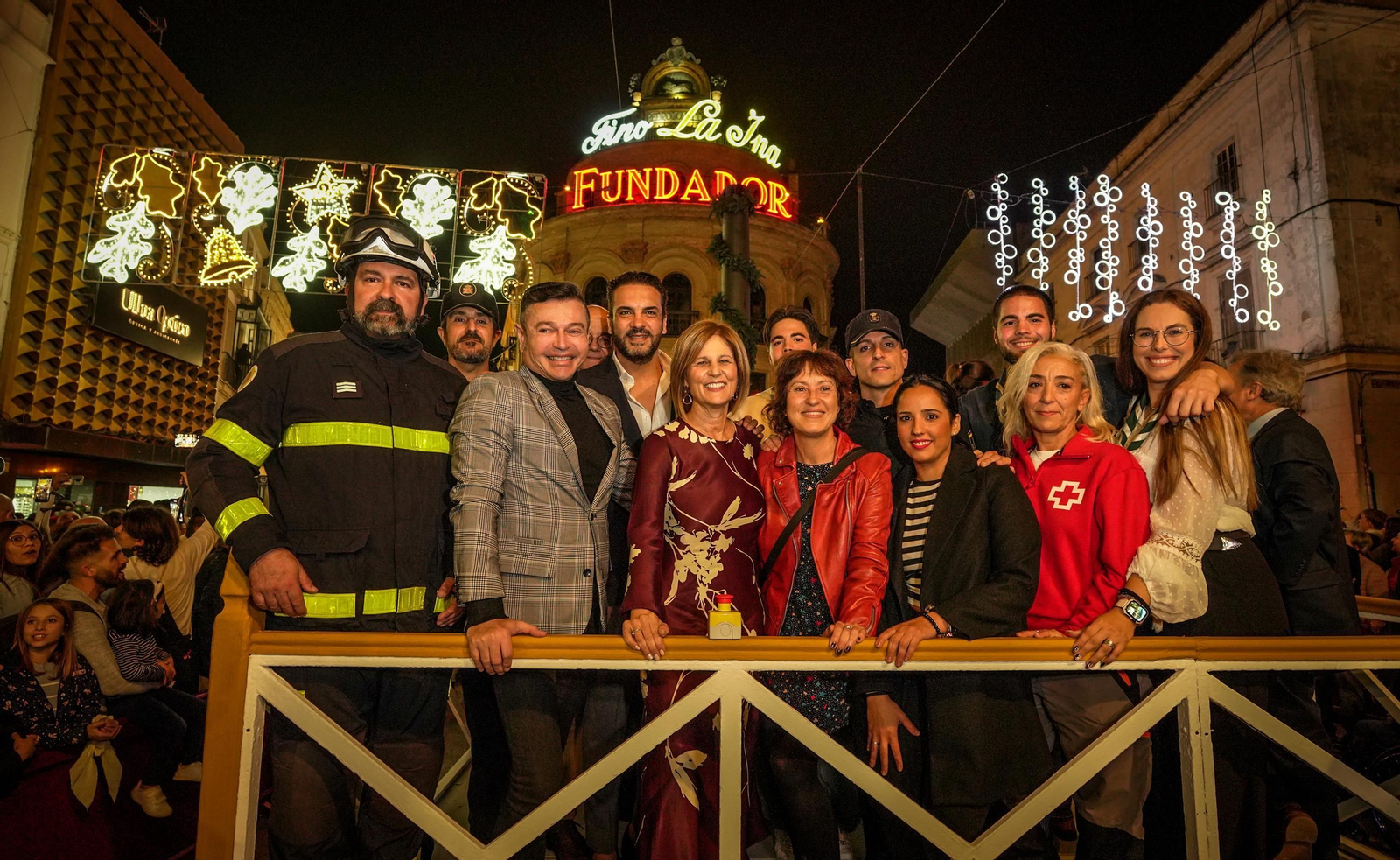 Imágenes del encendido Navideño en Jerez