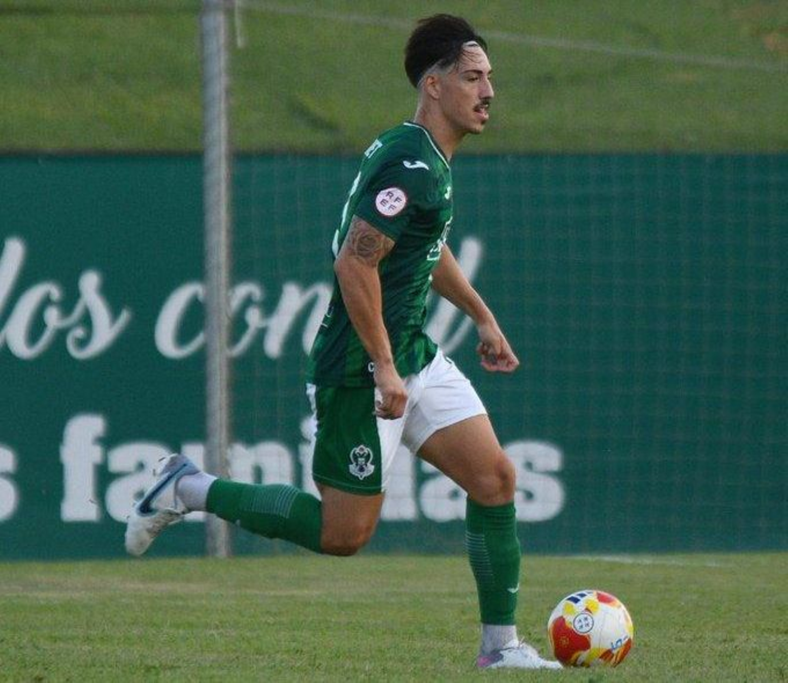 Sergi Brunet, en un partido con el Toledo.