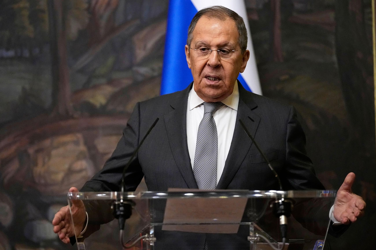 El ministro de Exteriores ruso, Serguei Lavrov.
