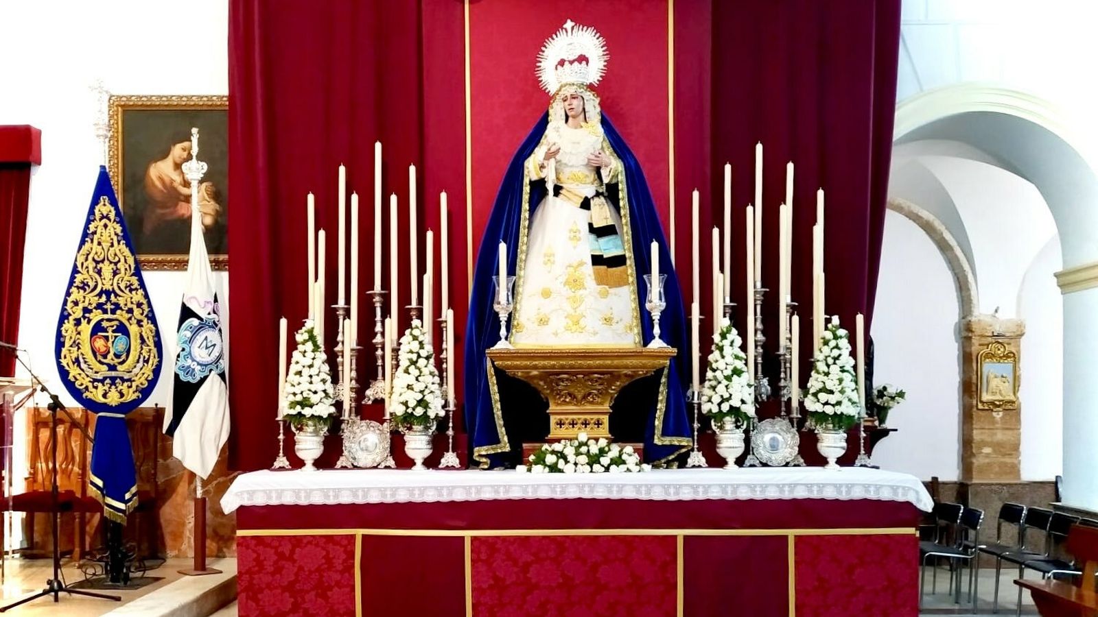 Altar de cultos de la Virgen de la Concepcion del Despojado