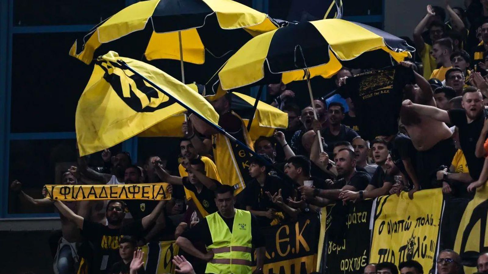 La grada del SUNEL Arena.