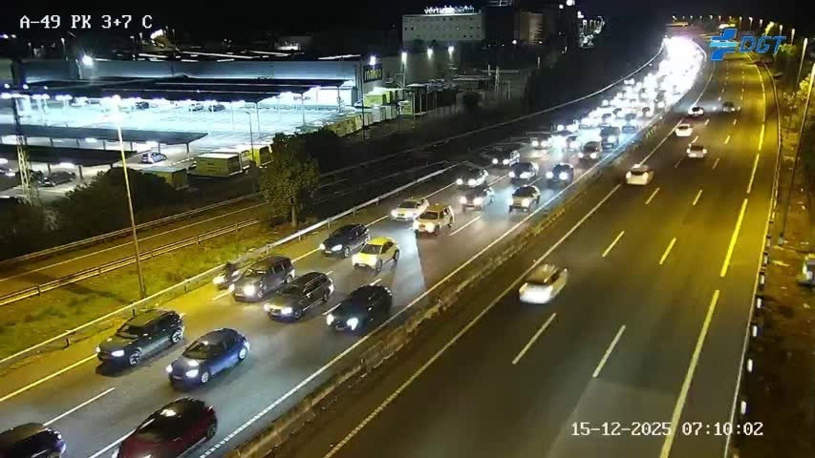 Retenciones en la A 49