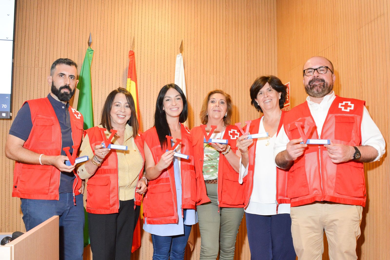 Premiados por el Día de la Cruz Roja.