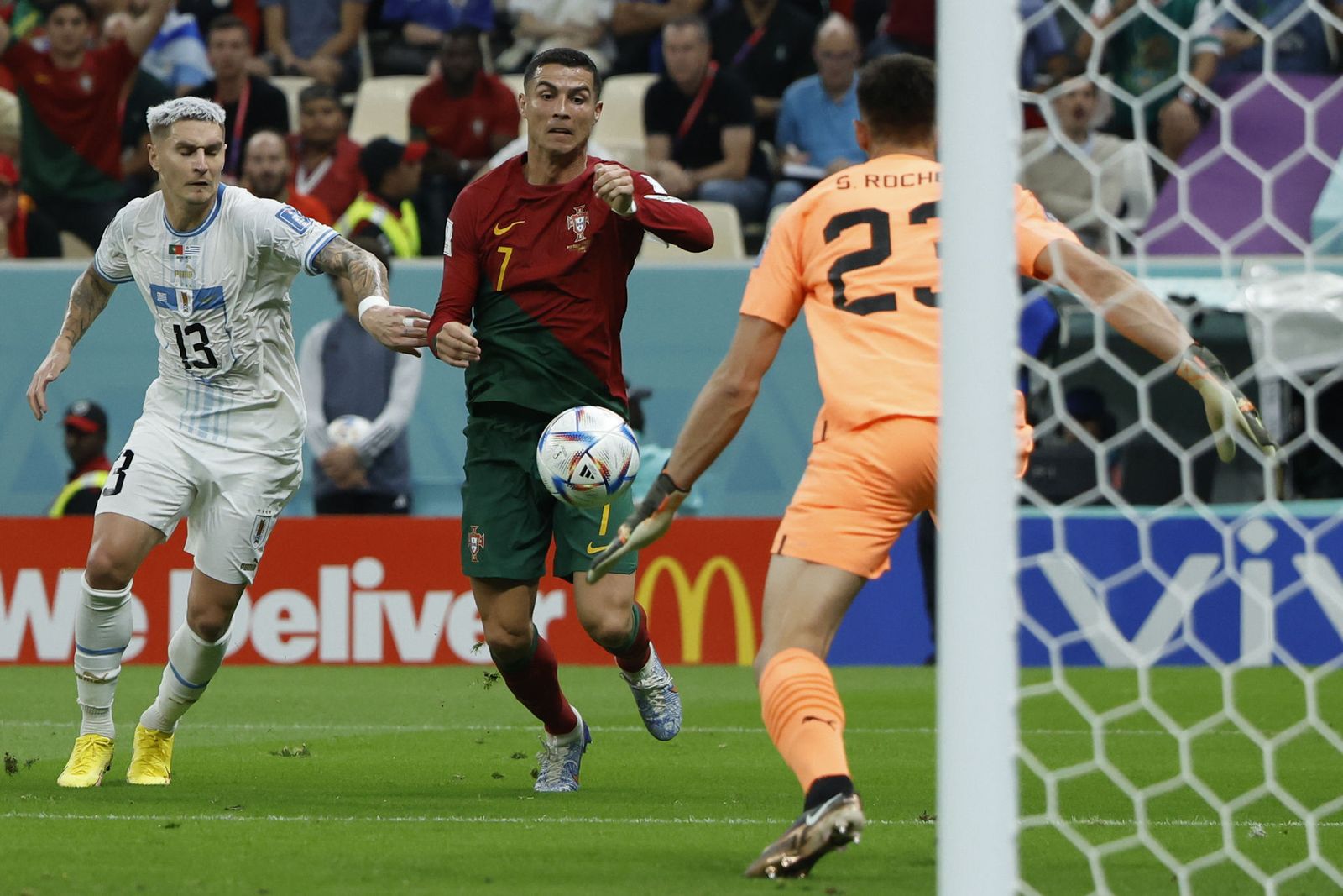 Las imágenes del Portugal - Uruguay