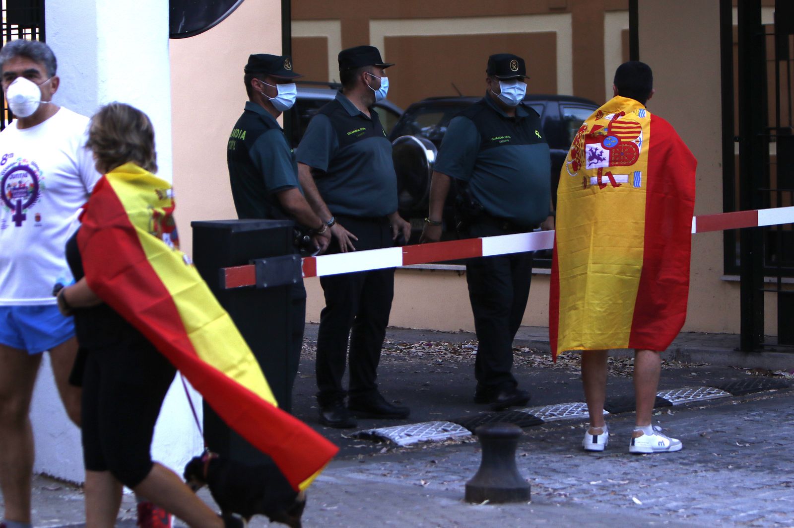 CONCENTRACION EN ERITAÑA EN FAVOR DE LA GUARDIA CIVIL