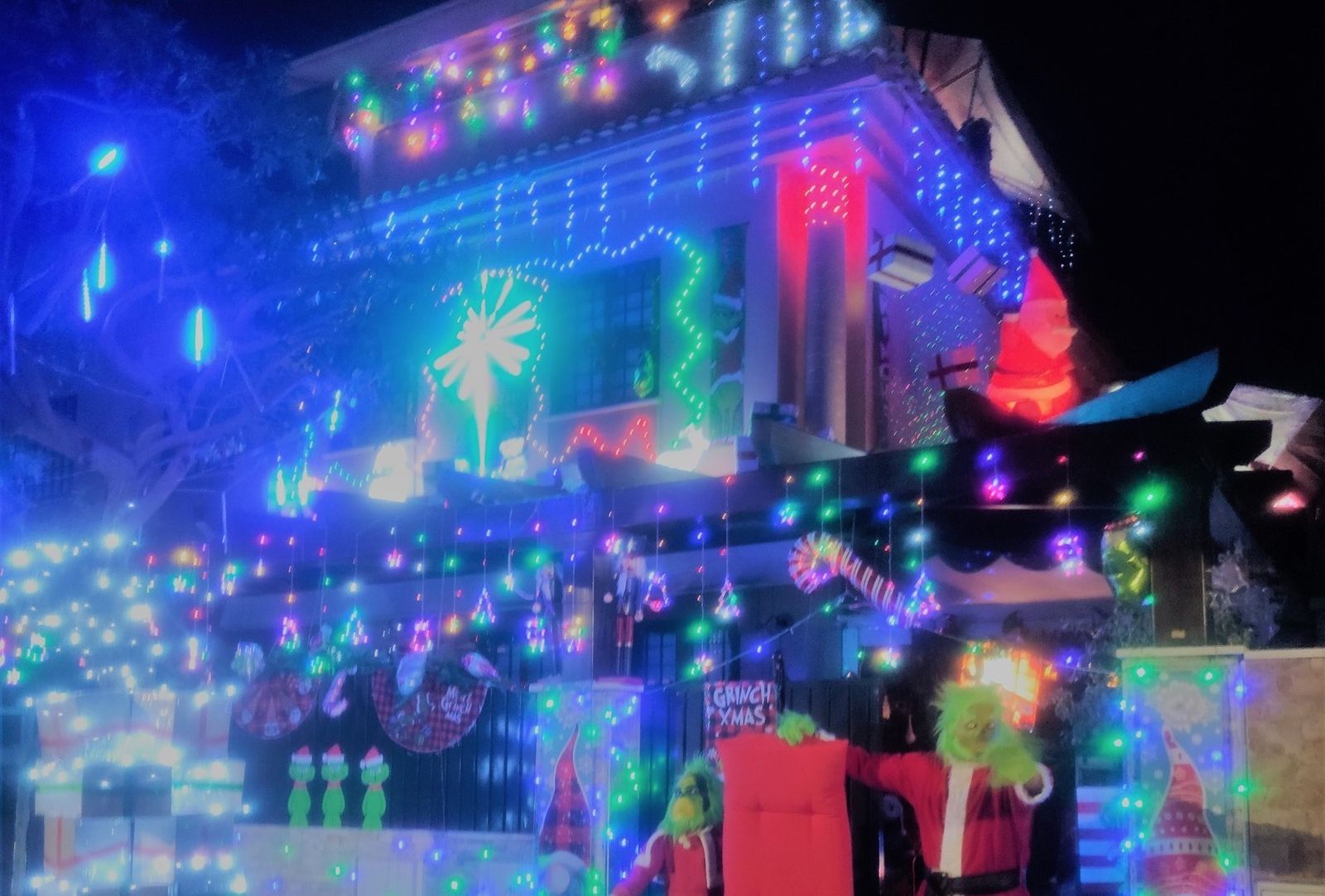 'El Grinch' gana el concurso de Fachadas Navideñas de Aljaraque