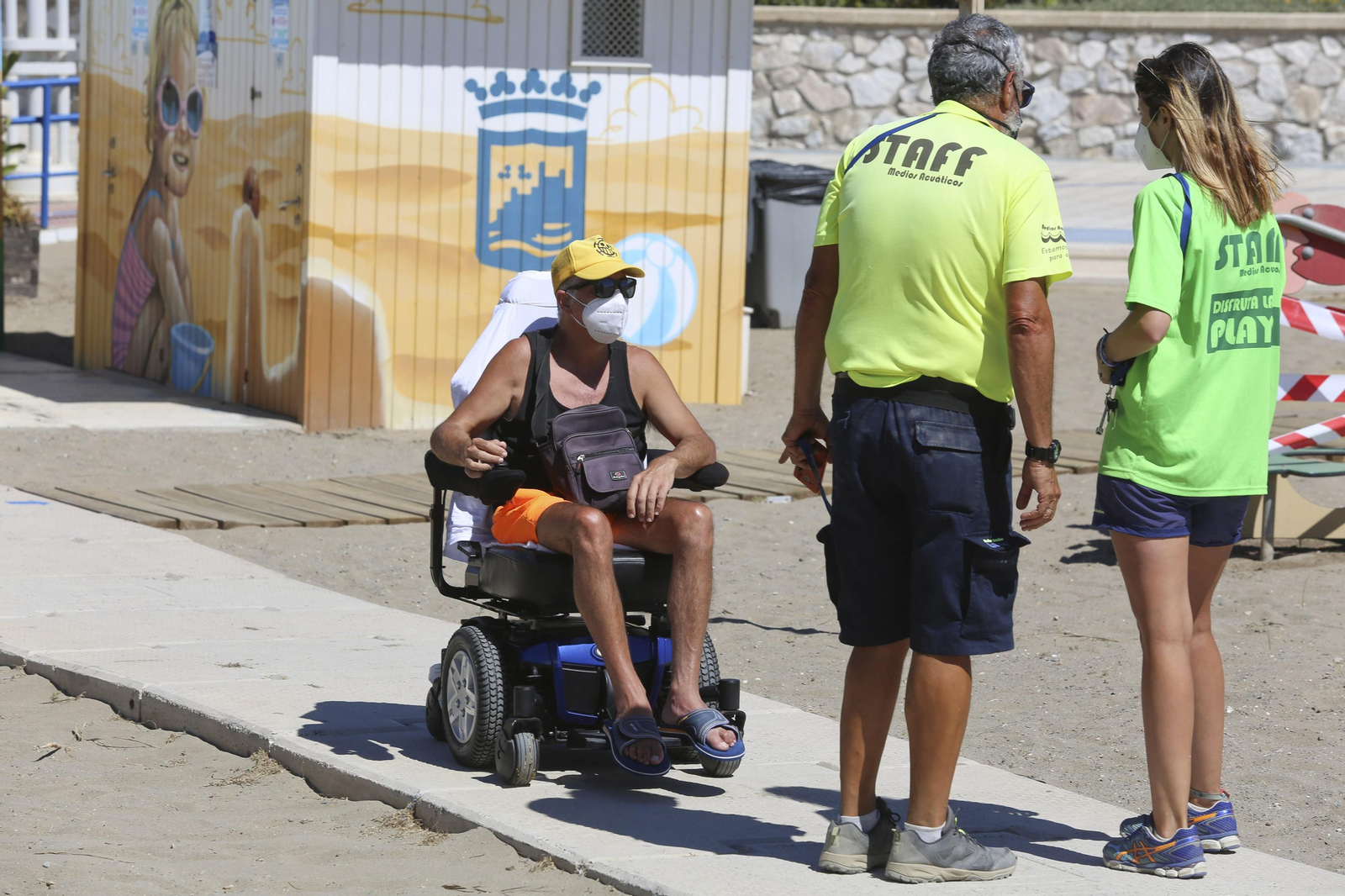 Fotos de la playa en Málaga, donde escapar del calor