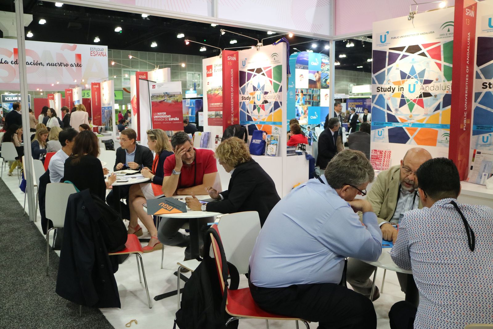 La delegación andaluza, en Nafsa 2017