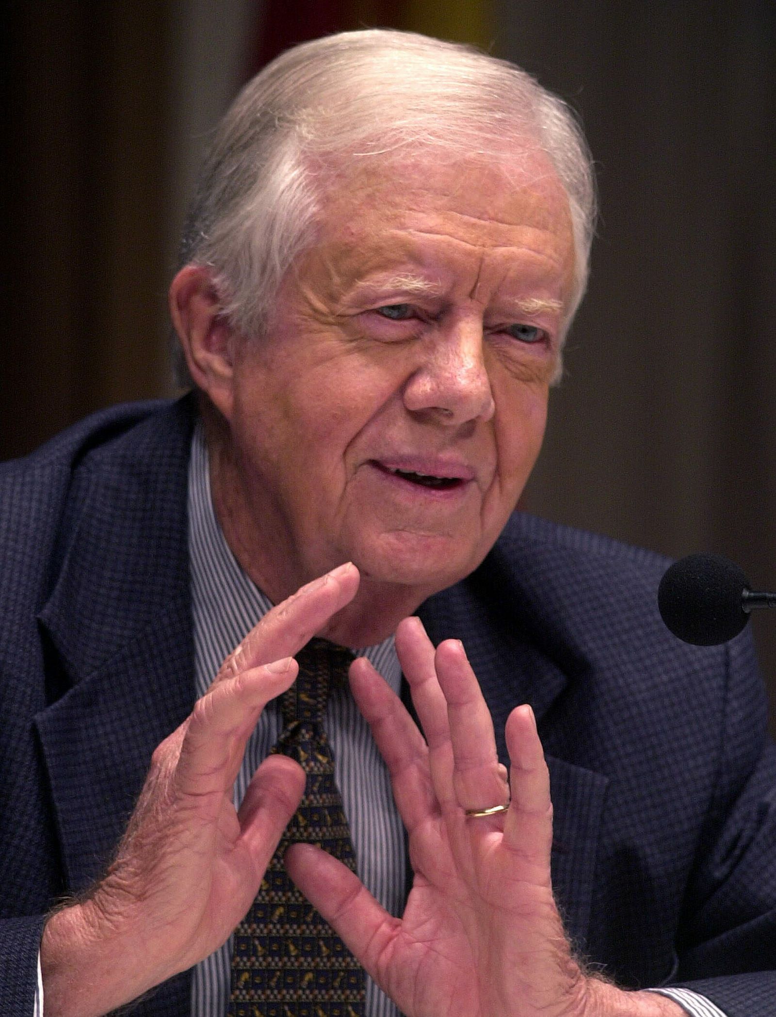El expresidente de Estados Unidos Jimmy  Carter.
