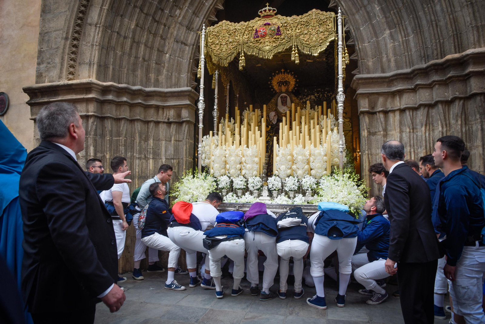 Las imágenes de la Hermandad de San Esteban en la Semana Santa de Sevilla 2024