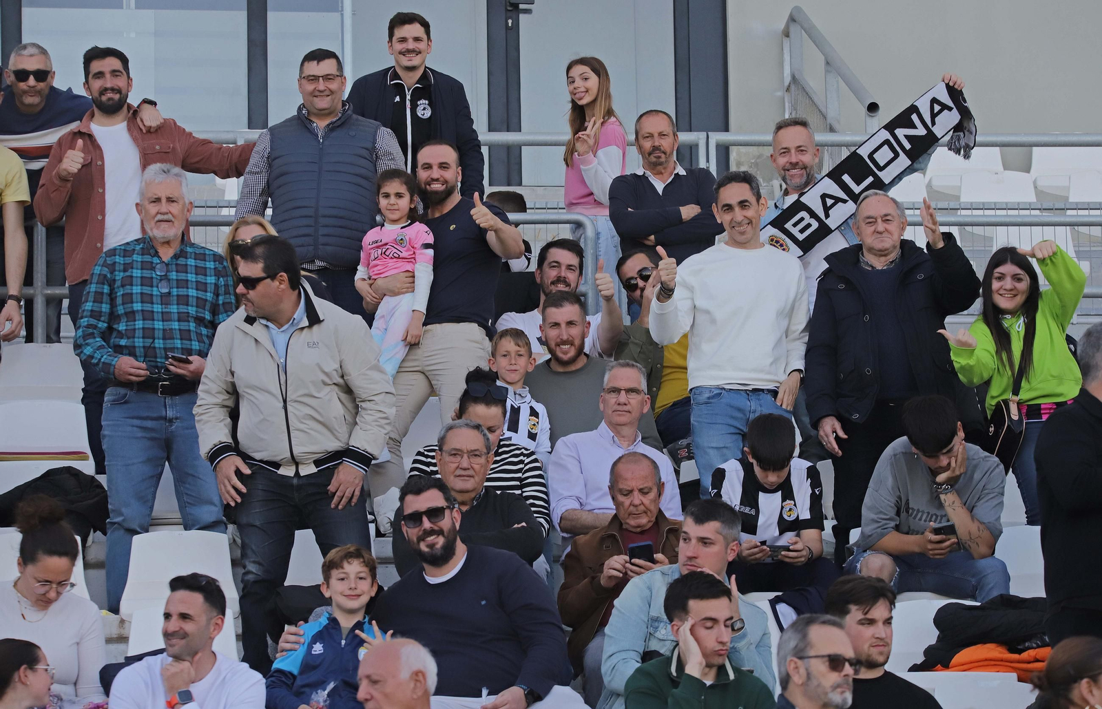 Búscate en el Ciudad de La Línea durante el Balona - Xerez Deportivo de Segunda Federación