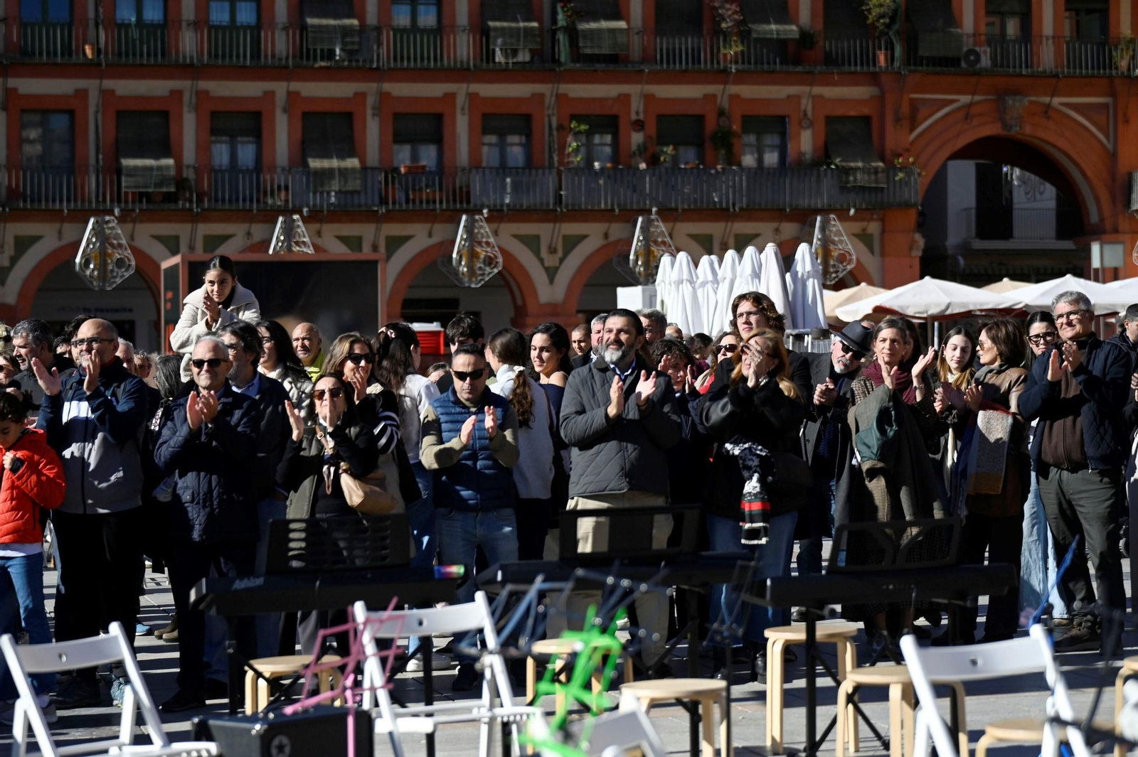 El concierto de la plataforma Juntos por un Auditorio para Córdoba en La Corredera