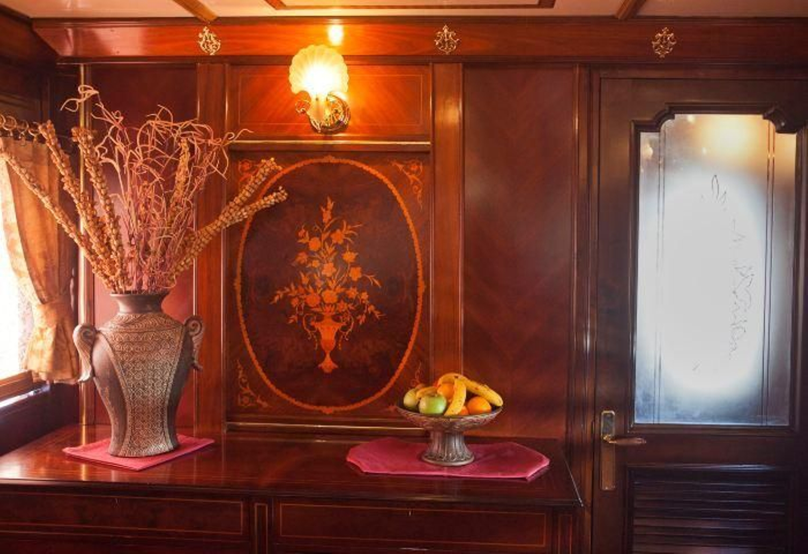 Detalle de decoración de uno de los salones