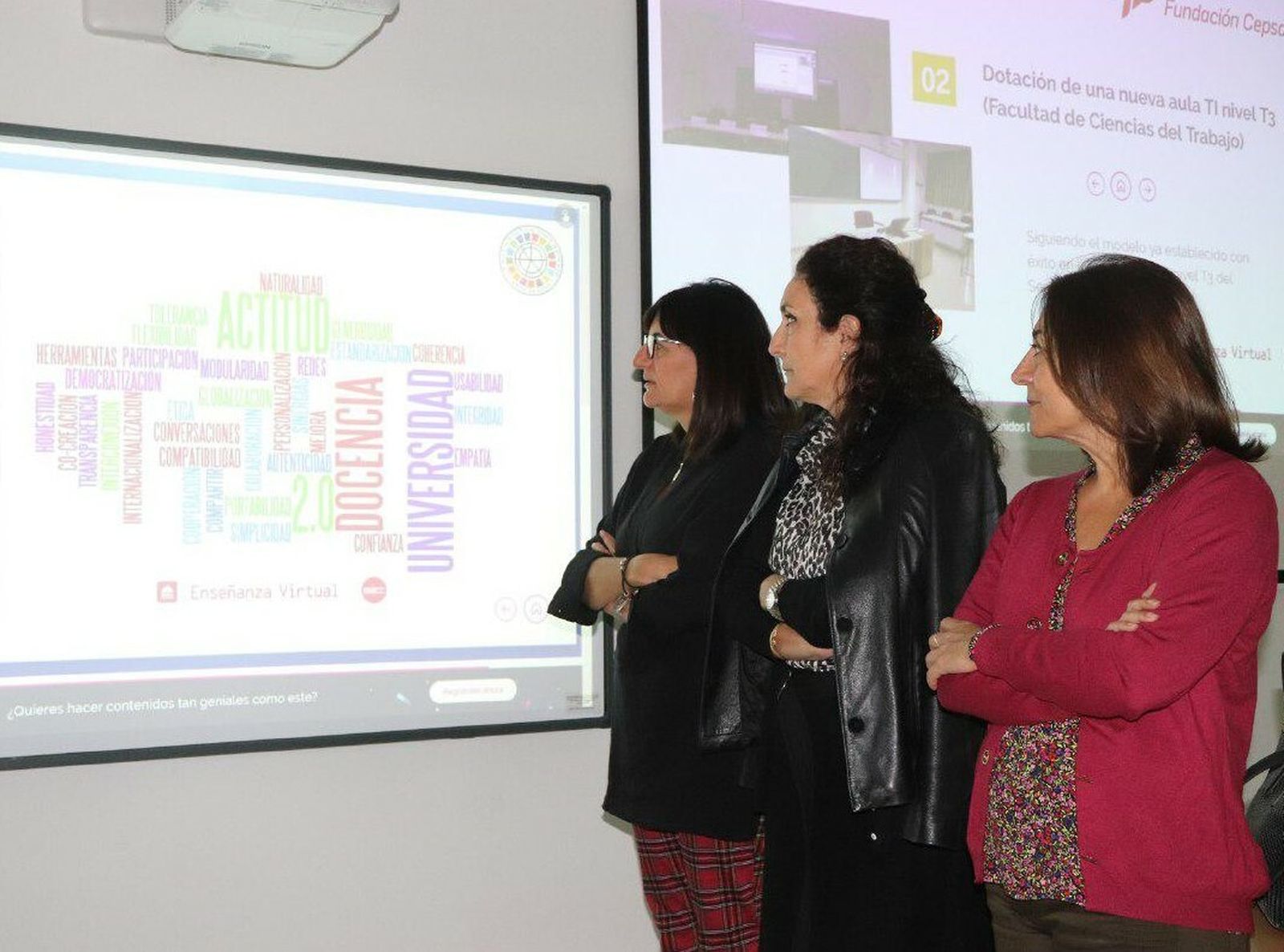 Visita a las aulas de realidad virtual.