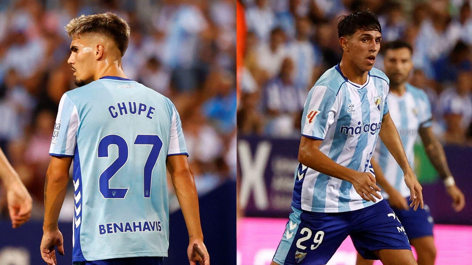 Chupete e Izan Merino, inscritos.