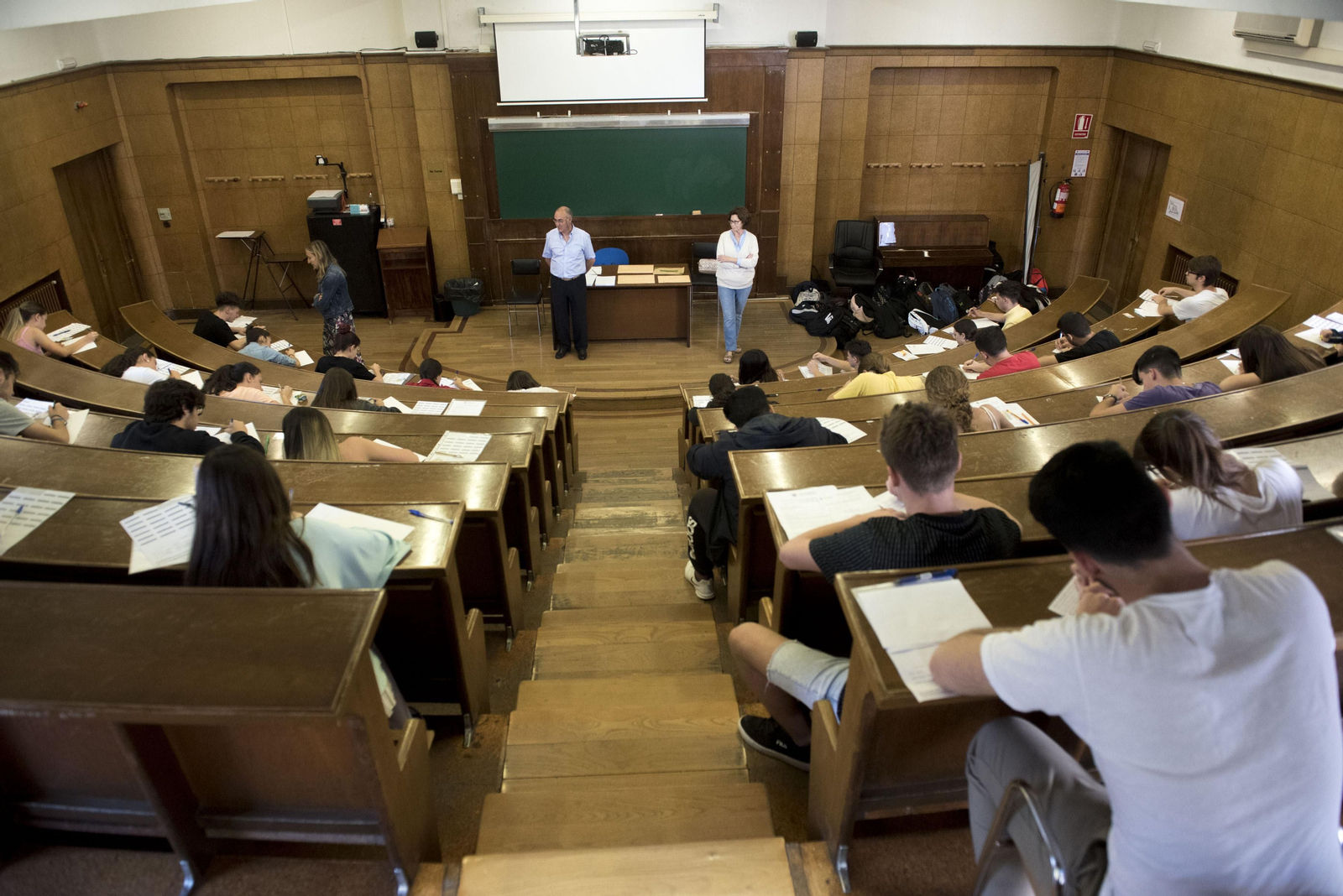 Examen en el V Centenario.