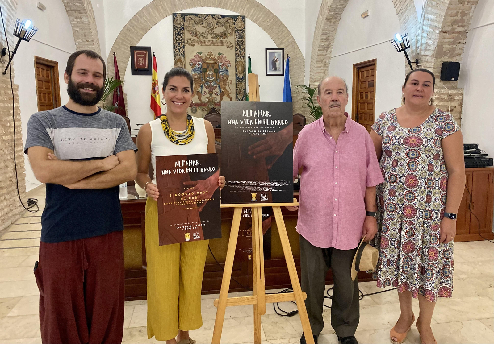 Dany Ruz, Guayarmina Pedraza, Bartolomé Pedraza y Rafi Hinestrosa.